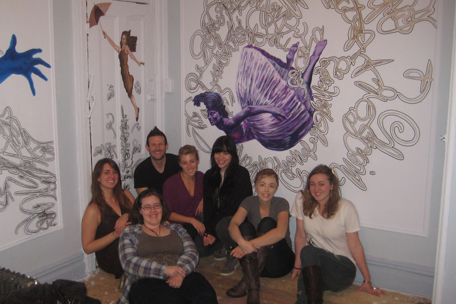 Room 10A “Fuck It! Let’s Fly!” by Bobby Magee Lopez with Manhattan Mural Project