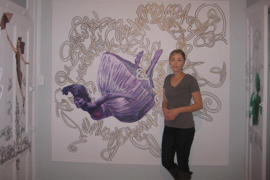 Room 10A “Fuck It! Let’s Fly!” by Bobby Magee Lopez with Manhattan Mural Project