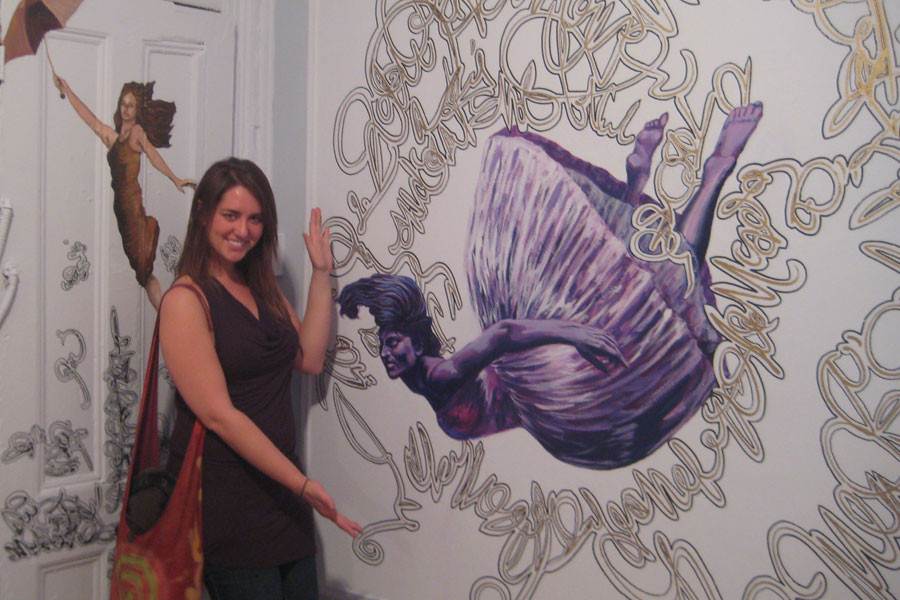 Room 10A “Fuck It! Let’s Fly!” by Bobby Magee Lopez with Manhattan Mural Project