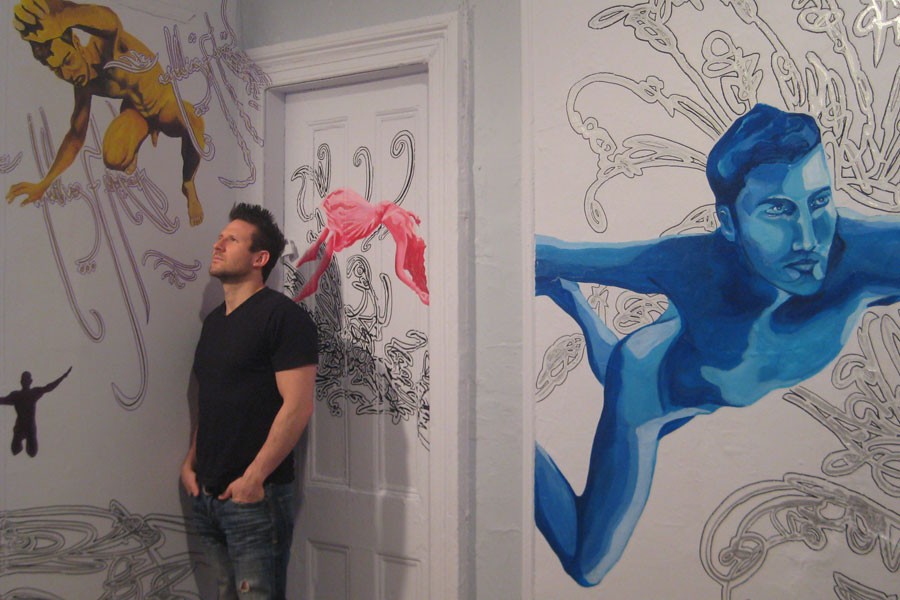 Room 10A “Fuck It! Let’s Fly!” by Bobby Magee Lopez with Manhattan Mural Project