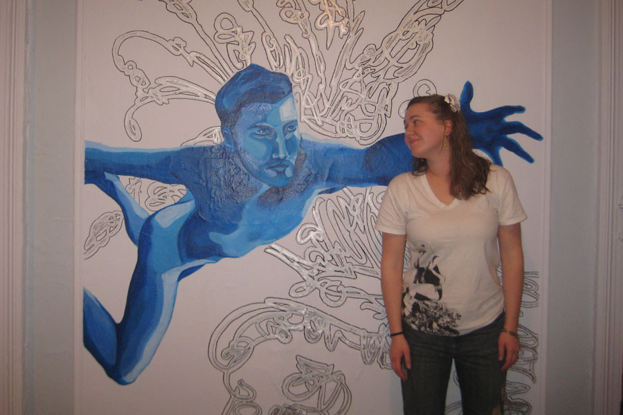 Room 10A “Fuck It! Let’s Fly!” by Bobby Magee Lopez with Manhattan Mural Project