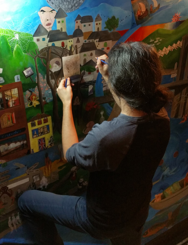 darek-solarski-lobby-mural-work-in-progress